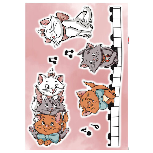 Marie Cat Aristocats Muursticker 50x70 cm - Disney Marie Cat Aristocats Muursticker 50x70 cm - Disney