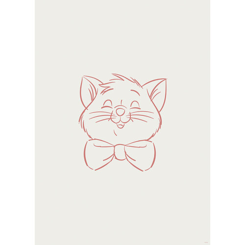 Marie Cat Aristocats Drieluik - 120x120 cm - Disney Marie Cat Aristocats Drieluik - 120x120 cm - Disney