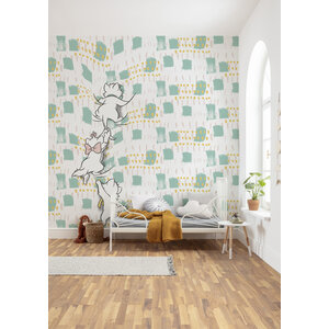 Marie Cat Aristocats Vlies Behang - 250x280 cm - Disney