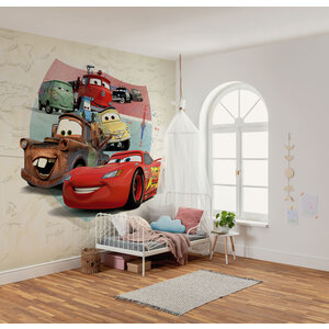 Cars Disney Cars Vlies Behang Characters - 250x250 cm