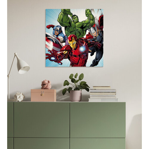 Avengers The Avengers Canvas Teampower - 60x60 cm - Marvel