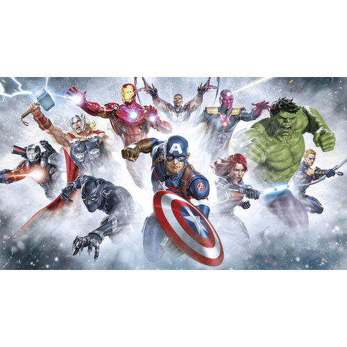 Avengers The Avengers Vlies Behang Strike - 450x250 cm - Marvel Avengers The Avengers Vlies Behang Strike - 450x250 cm - Marvel