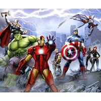 Avengers Vlies Behang Warriors - 300x250 cm - Marvel