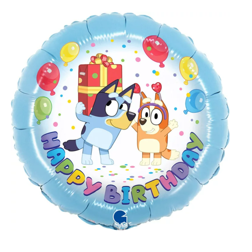 Bluey Bluey Folie Helium Ballon - Hervulbaar Bluey Bluey Folie Helium Ballon - Hervulbaar
