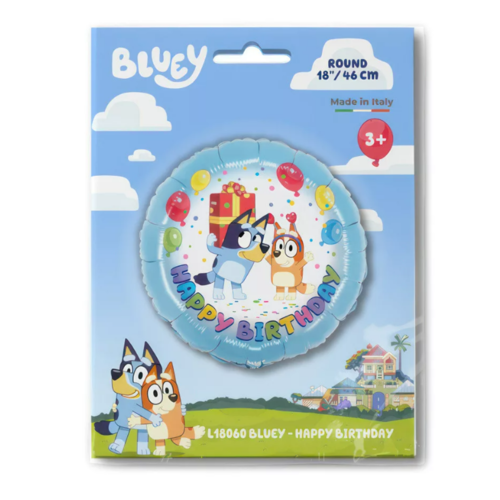 Bluey Bluey Folie Helium Ballon - Hervulbaar Bluey Bluey Folie Helium Ballon - Hervulbaar