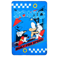 Sonic Fleece Deken - Built for Speed