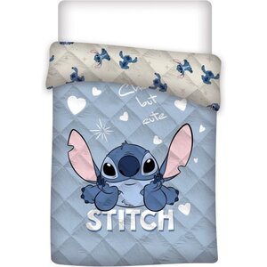 Lilo en Stitch Stitch Bedsprei Gewatteerd - 140x200 - Blauw Lilo en Stitch Stitch Bedsprei Gewatteerd - 140x200 - Blauw