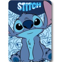 Stitch Fleece Deken - Blauw - Disney