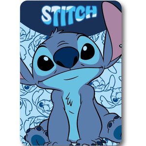 Lilo en Stitch Stitch Fleece Deken - Blauw - Disney Lilo en Stitch Stitch Fleece Deken - Blauw - Disney