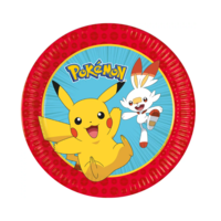 8 Pokemon Bordjes 23 cm - Pikachu (FSC)