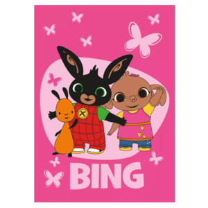 Bing Konijn Bing Konijn Fleece Deken - Roze