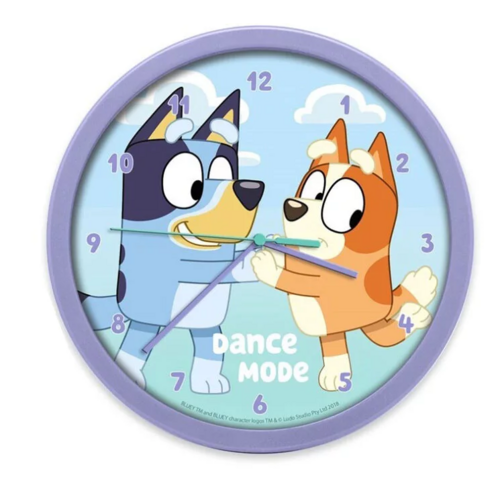 Bluey Bluey en Bingo Wandklok