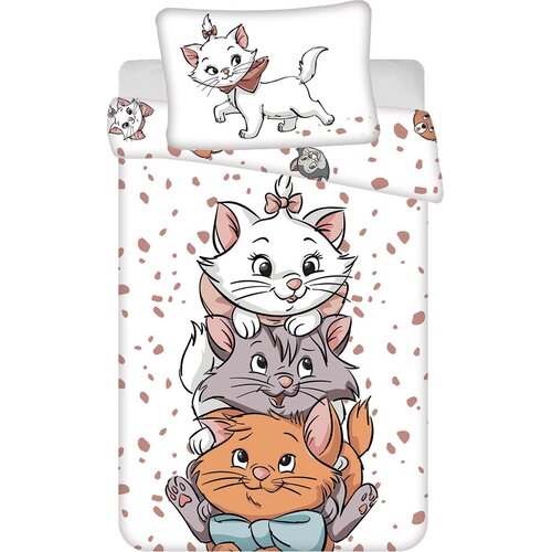 Marie Cat Aristocats Baby Dekbedovertrek 100 x 135 cm - Disney Marie Cat Aristocats Baby Dekbedovertrek 100 x 135 cm - Disney