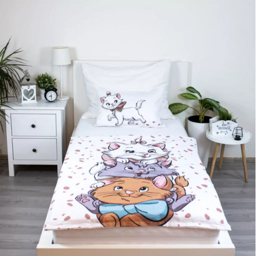 Marie Cat Aristocats Baby Dekbedovertrek 100 x 135 cm - Disney Marie Cat Aristocats Baby Dekbedovertrek 100 x 135 cm - Disney