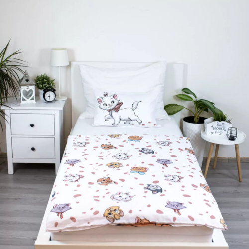Marie Cat Aristocats Baby Dekbedovertrek 100 x 135 cm - Disney Marie Cat Aristocats Baby Dekbedovertrek 100 x 135 cm - Disney