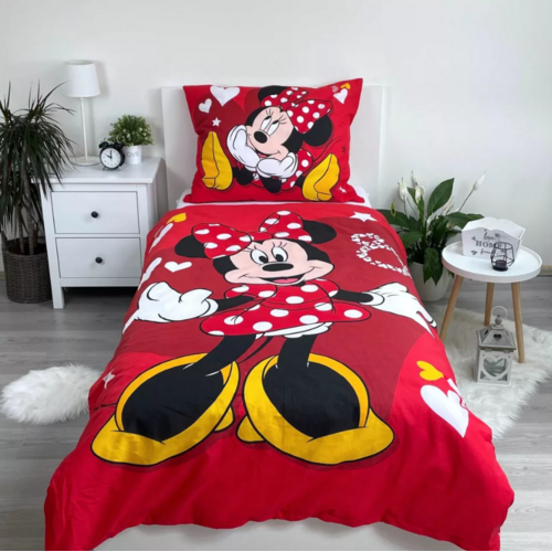 Minnie Mouse Minnie Mouse Dekbedovertrek 140 X 200 cm - Disney Minnie Mouse Minnie Mouse Dekbedovertrek 140 X 200 cm - Disney