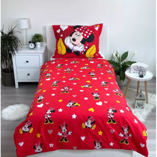 Minnie Mouse Minnie Mouse Dekbedovertrek 140 X 200 cm - Disney Minnie Mouse Minnie Mouse Dekbedovertrek 140 X 200 cm - Disney
