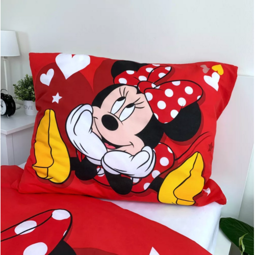 Minnie Mouse Minnie Mouse Dekbedovertrek 140 X 200 cm - Disney Minnie Mouse Minnie Mouse Dekbedovertrek 140 X 200 cm - Disney