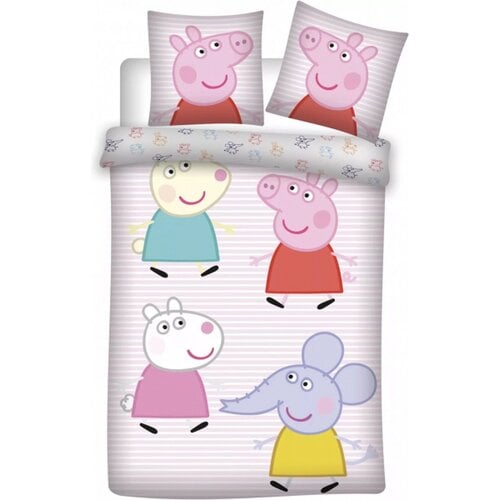 Peppa Pig Peppa Pig Baby Dekbedovertrek 100 x 135 cm Peppa Pig Peppa Pig Baby Dekbedovertrek 100 x 135 cm