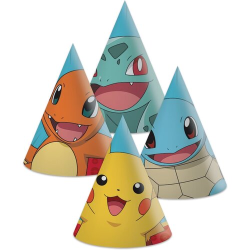 Pokemon 6 Pokemon Feesthoedjes FSC - Karakters Pokemon 6 Pokemon Feesthoedjes FSC - Karakters