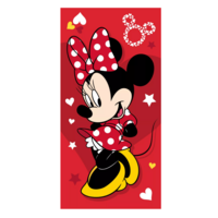 Minnie Mouse Badlaken - Rood - Disney - Katoen