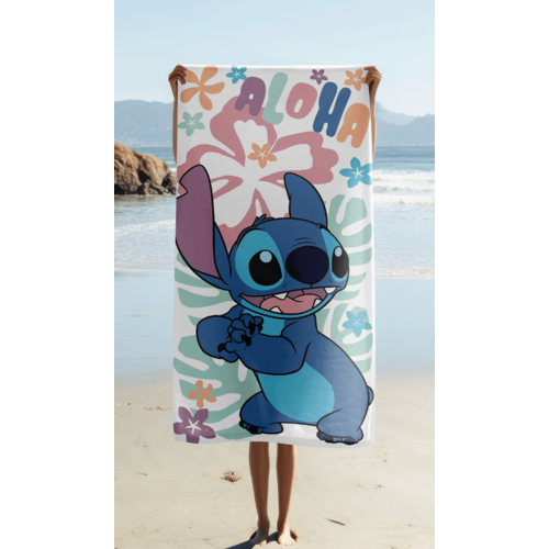 Lilo en Stitch Stitch Badlaken / Strandlaken Aloha - Sneldrogend - Disney