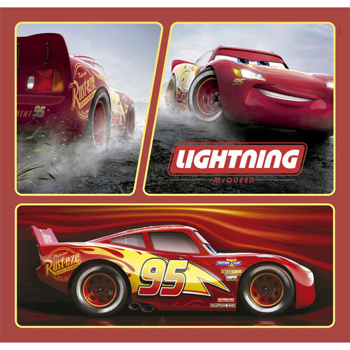 Cars Disney Cars 3 in 1 Puzzel - 3 x 48 stukjes - Clementoni Legpuzzel