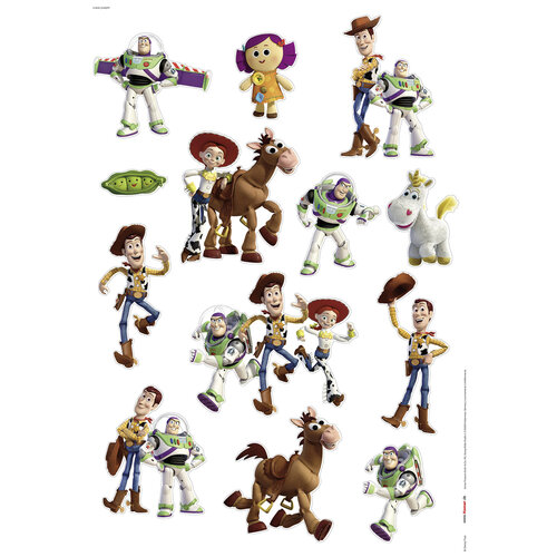 Toy Story Toy Story Muurstickers 50x70 cm - Disney