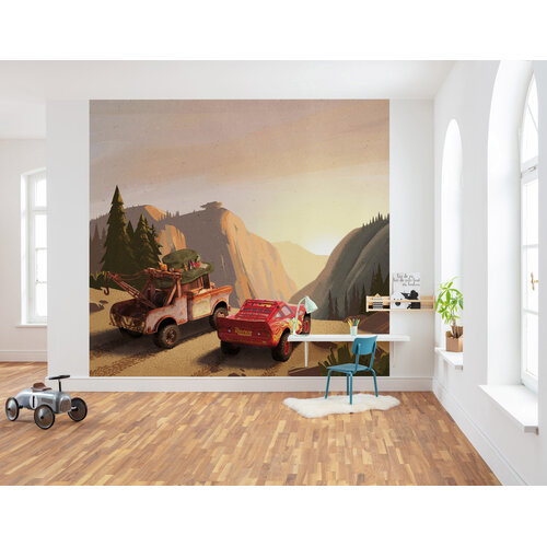 Cars Disney Cars Vlies Behang - 300x280 cm - Sundown