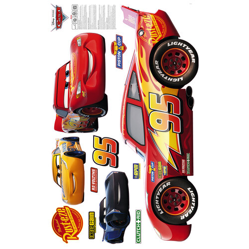 Cars Disney Cars XXL Muursticker 127x200 cm