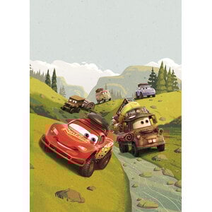 Cars Disney Cars Vlies Behang Camping - 200x280 cm
