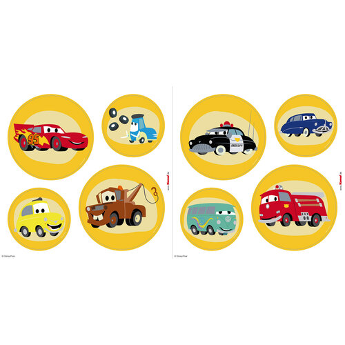 Cars Disney Cars Raamstickers - 8 Stuks