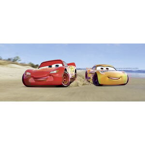 Cars Disney Cars Vlies Poster Behang - 100x250 cm - Beach