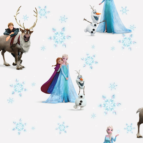 Frozen Disney Frozen Vlies Behangrol - 1005x53 cm - Circles