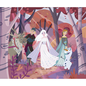 Frozen Disney Frozen Vlies Behang - 300x250 cm - Forest Friendship