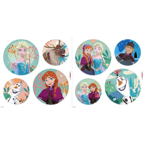 Frozen Disney Frozen Raamstickers - 8 Stuks