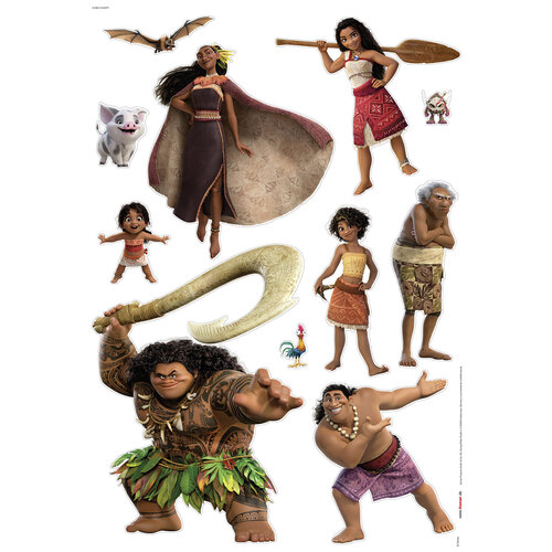 Vaiana Vaiana Muurstickers 50x70 cm - Family - Disney Vaiana Vaiana Muurstickers 50x70 cm - Family - Disney