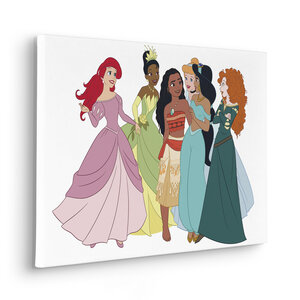 Disney Princess Disney Princess Canvas - 60x40 cm - Together Disney Princess Disney Princess Canvas - 60x40 cm - Together