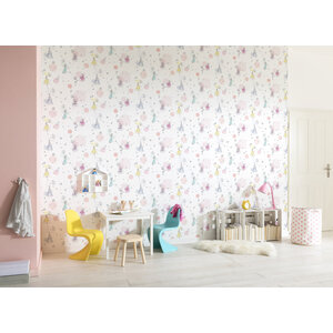Disney Princess Disney Princess Vlies Behangrol - 1005x53 cm - Pretty Pastel