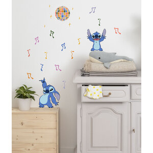 Lilo en Stitch Stitch Muurstickers Music 50x70 cm - Disney
