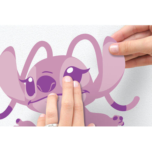Lilo en Stitch Stitch en Angel Muurstickers 50x70 cm - Disney