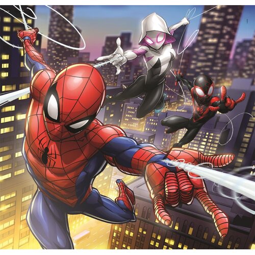 Spiderman Spiderman 3 in 1 Puzzel - 3 x 48 stukjes - Clementoni Legpuzzel