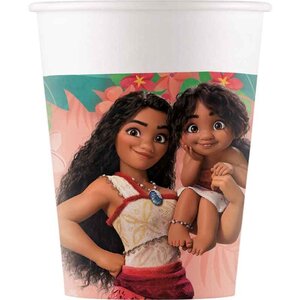 Vaiana 8 kartonnen Vaiana Bekertjes (FSC) - Disney