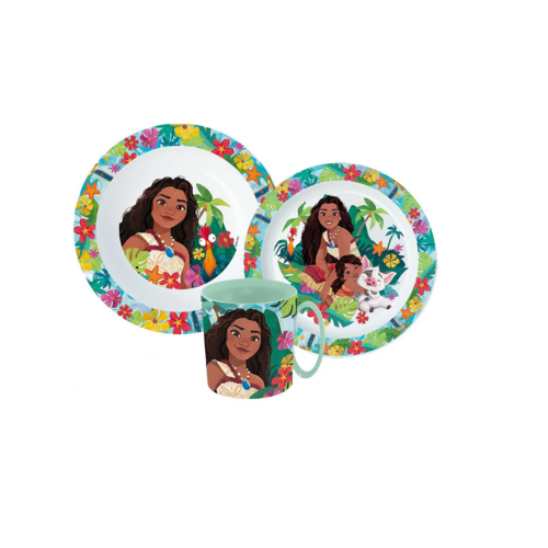 Vaiana Vaiana Kinderservies met Mok - Magnetron