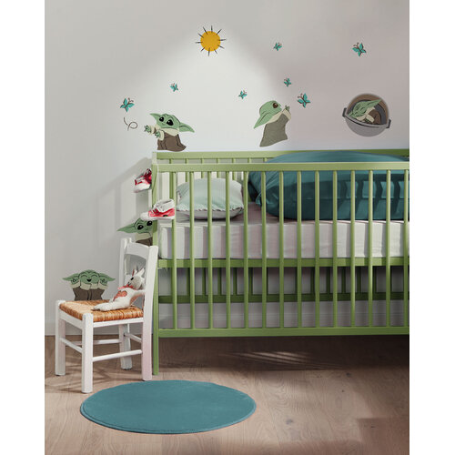 Star Wars Star Wars Muurstickers - 50x70 cm - Mandalorian Grogu