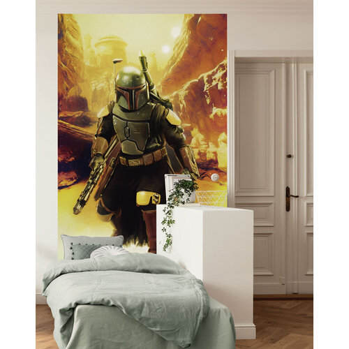 Star Wars Star Wars Vlies Behang Boba Fett - 150x250 cm