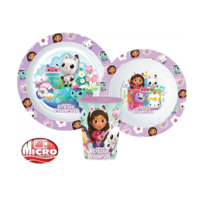 Gabby's Poppenhuis Kinderservies met Beker - Magnetron
