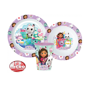 Gabby's Poppenhuis Gabby's Poppenhuis Kinderservies met Beker - Magnetron Gabby's Poppenhuis Gabby's Poppenhuis Kinderservies met Beker - Magnetron