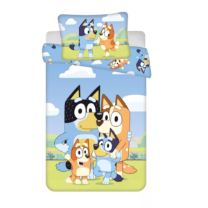 Bluey Bluey Baby Dekbedovertrek 100 x 135 cm