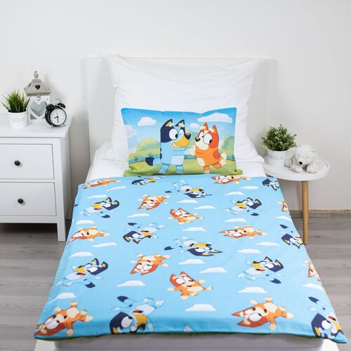 Bluey Bluey Cars Baby / Peuter Dekbedovertrek 100 x 135 cm